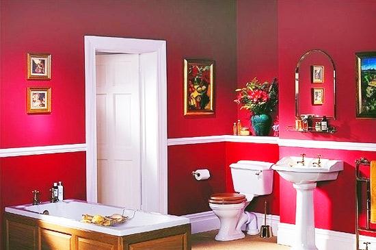 如果室內光線不足，可以考慮用紅色涂料來提亮居室的光線，也可以搭配金色、白色等比較亮眼的色調。