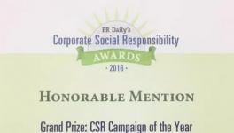 立邦“為愛上色”獲得國際最佳企業社會責任榮譽獎