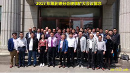 氧化鐵行業分會理事會擴大會議新聞報道