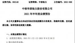 狂賺超7億！中核鈦白預(yù)計凈利潤增長200%！