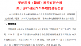 1.6萬輛新能源車召回，萬億“電池茅”被錯殺？