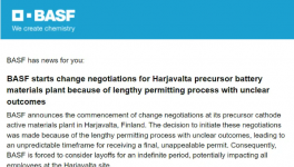 巴斯夫：無限期裁員！