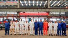 貨艙為特涂！18500DWT系列成品油/化學(xué)品船5號(hào)船開(kāi)工！